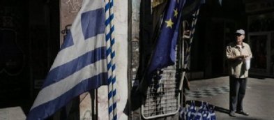 Flagge Griechenland - EU